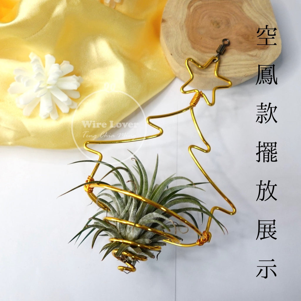 【植物花架】聖誕樹鋁線空鳳架 Christmas Tree Plant Stand
