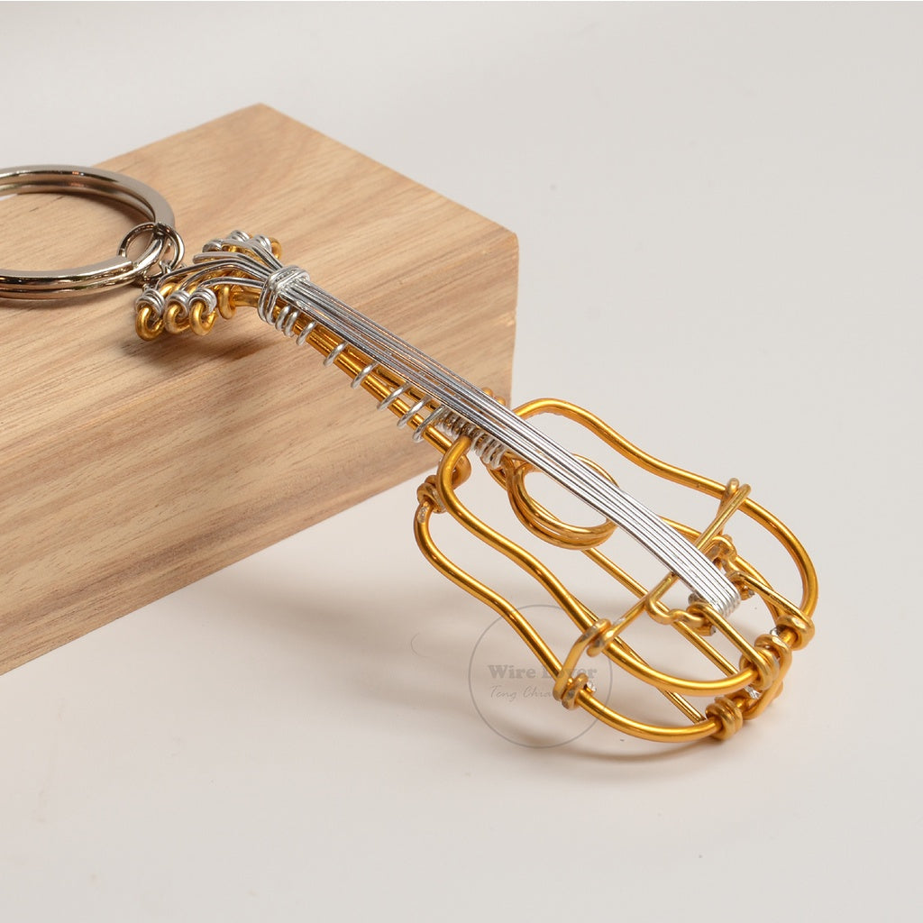 Teng Wire Art 原創手作鋁線古典吉他掛飾｜職人手作樂器紀念品