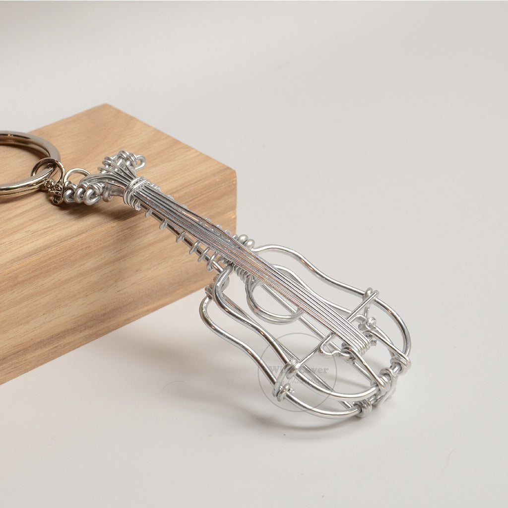 Teng Wire Art 原創手作鋁線古典吉他掛飾｜職人手作樂器紀念品