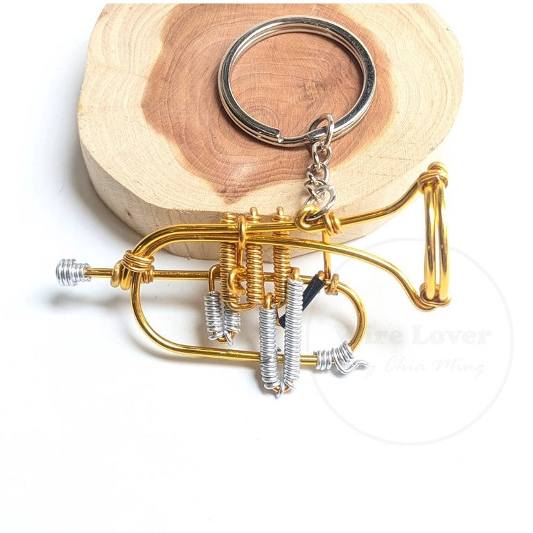 Teng Wire Art 原創手作鋁線富魯閣號掛飾｜職人手作樂器紀念品