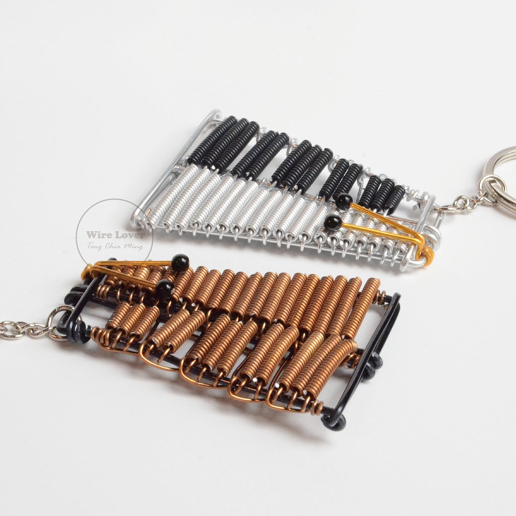 Teng Wire Art 原創手作鋁線鐵琴木琴掛飾｜職人手作樂器紀念品