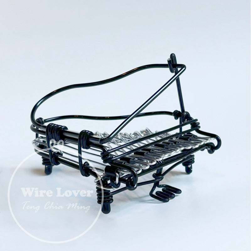 Teng Wire Art 原創手作鋁線鋼琴掛飾｜職人手作樂器紀念品