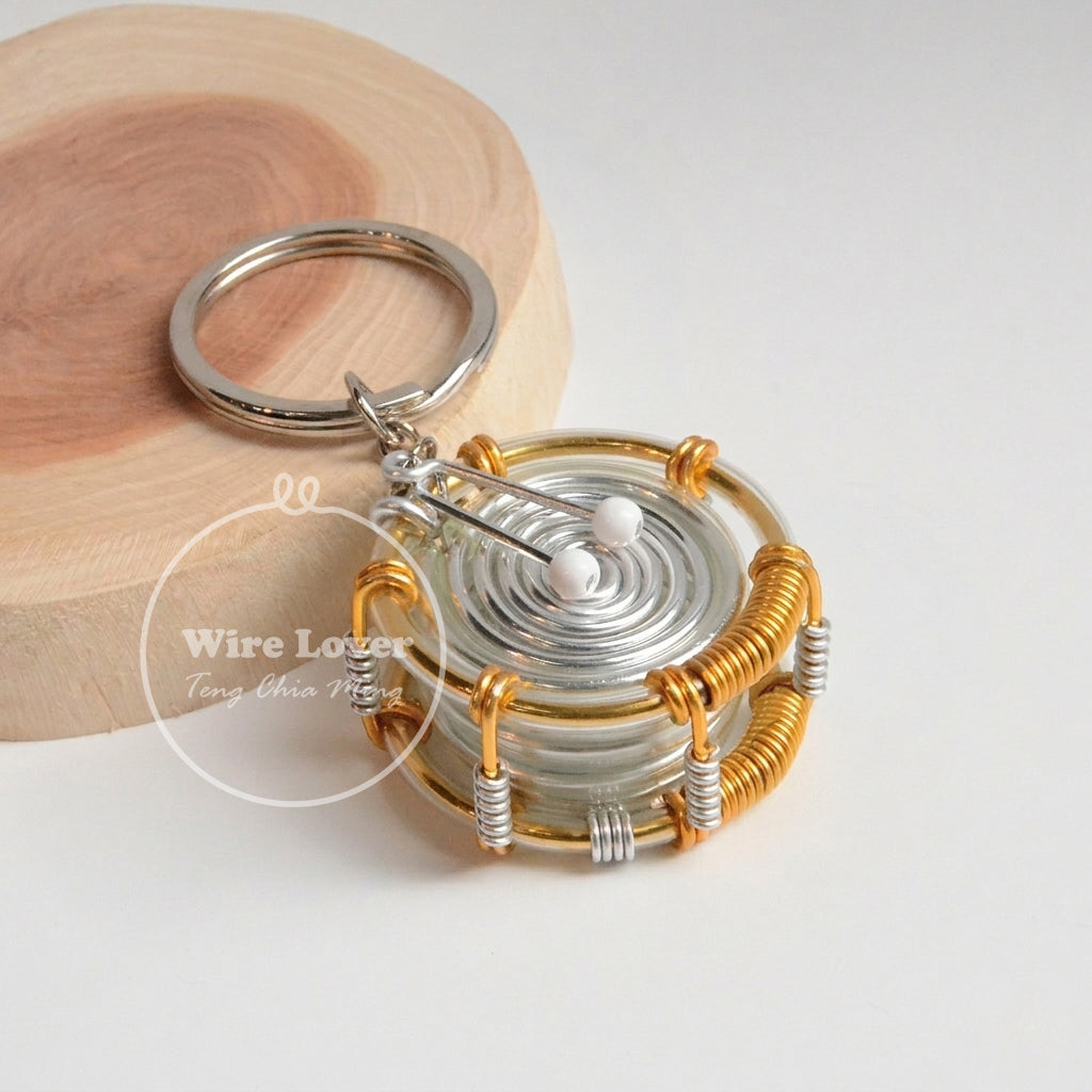 Teng Wire Art 原創手作鋁線小鼓掛飾｜職人手作樂器紀念品