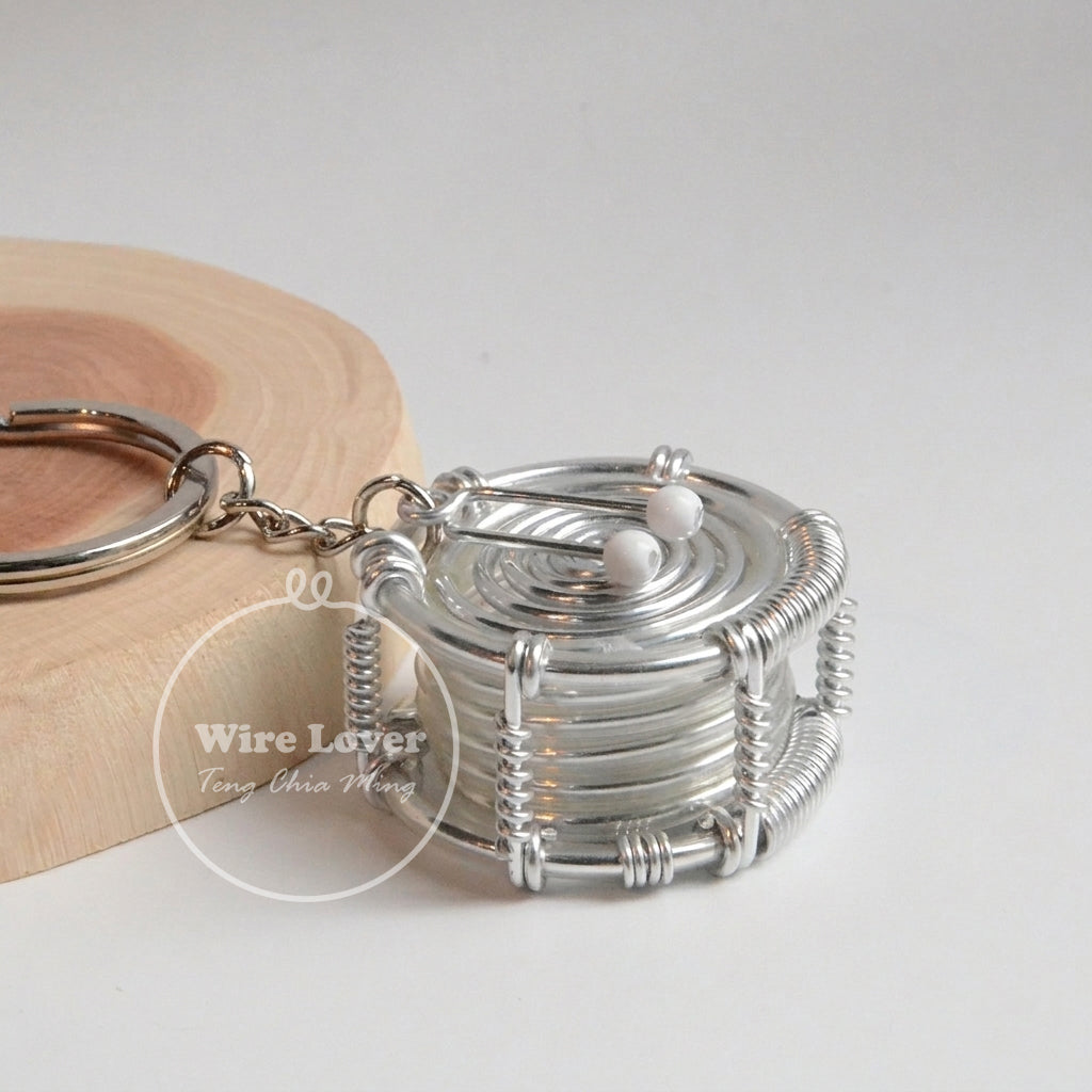 Teng Wire Art 原創手作鋁線小鼓掛飾｜職人手作樂器紀念品