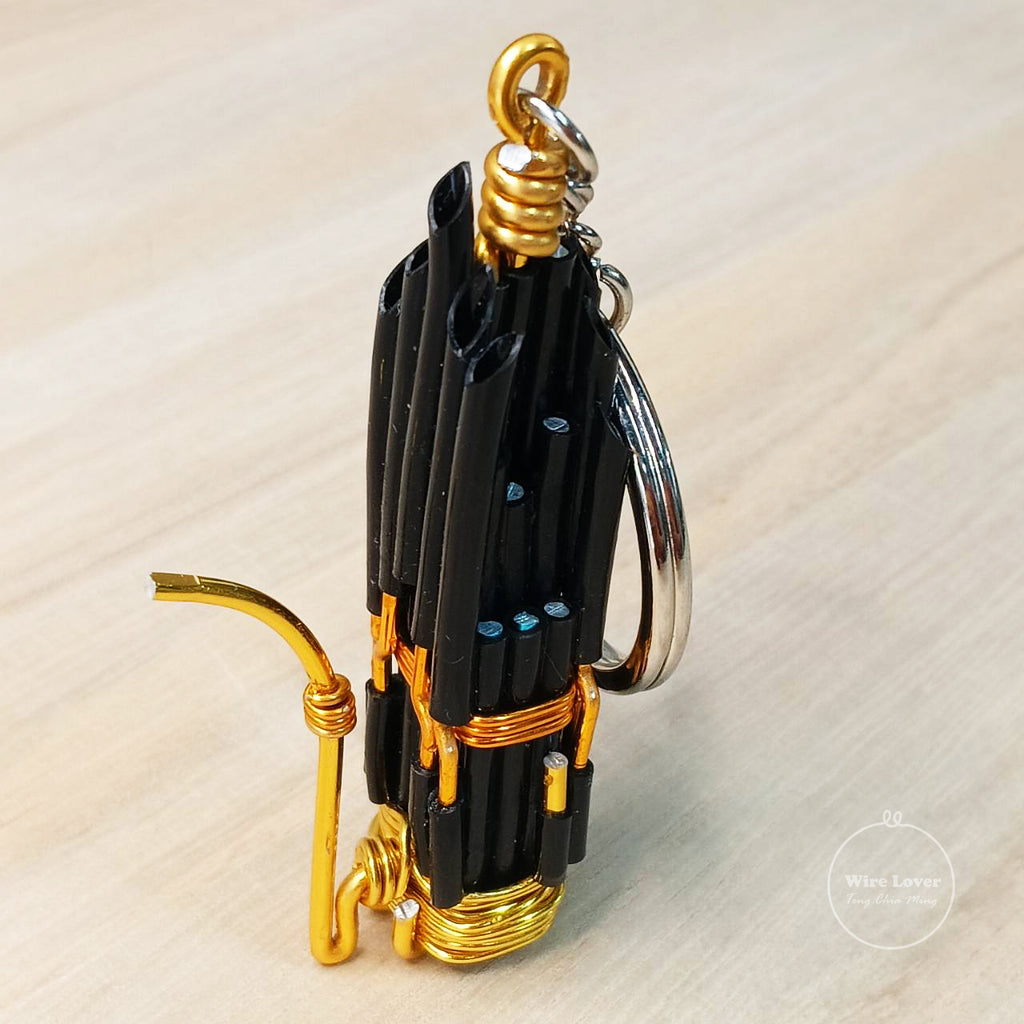 Teng Wire Art 原創手作鋁線高音笙吊飾｜職人手作樂器紀念品