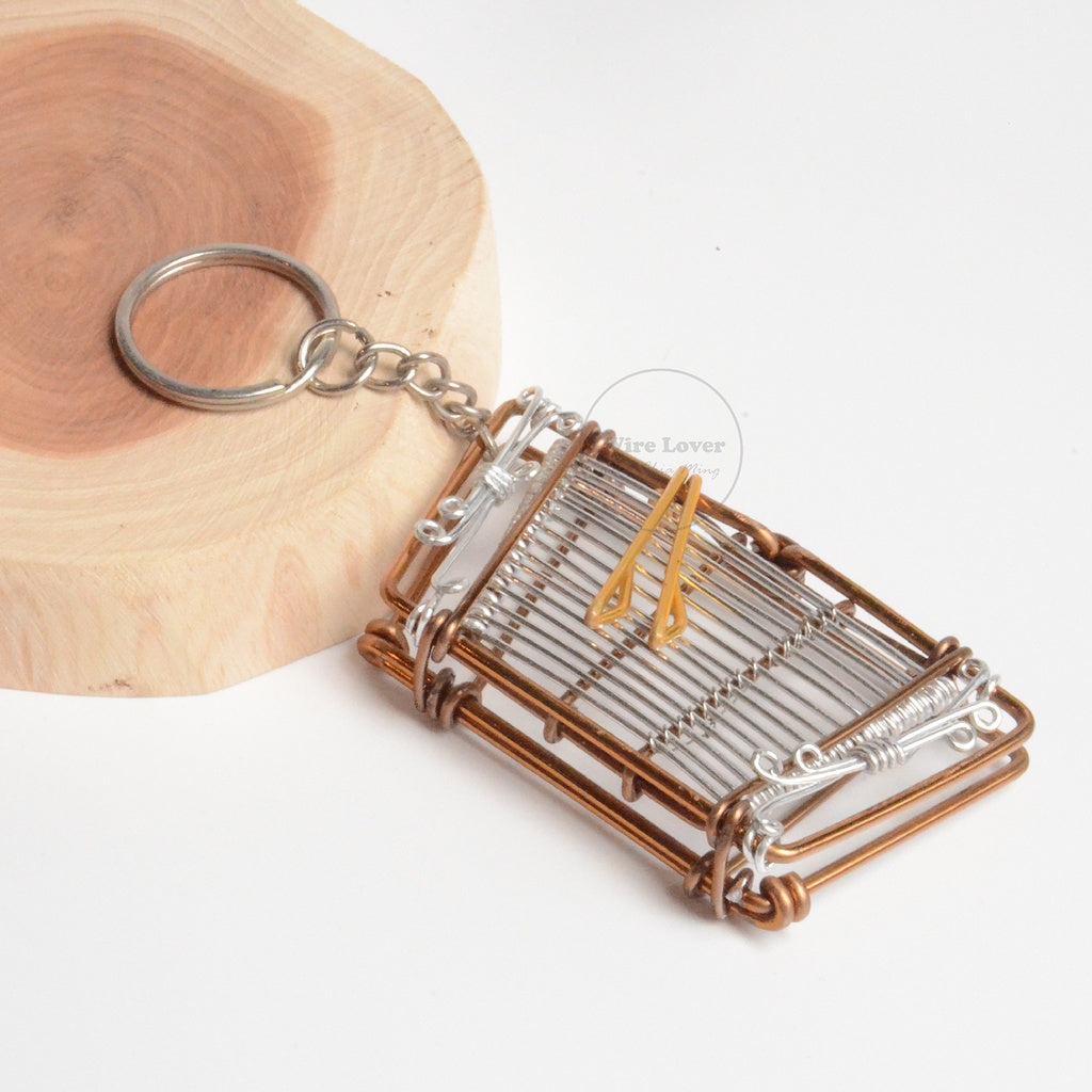 Teng Wire Art 原創手作鋁線揚琴吊飾｜職人手作樂器紀念品