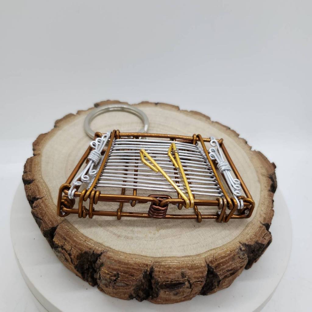 Teng Wire Art 原創手作鋁線揚琴吊飾｜職人手作樂器紀念品
