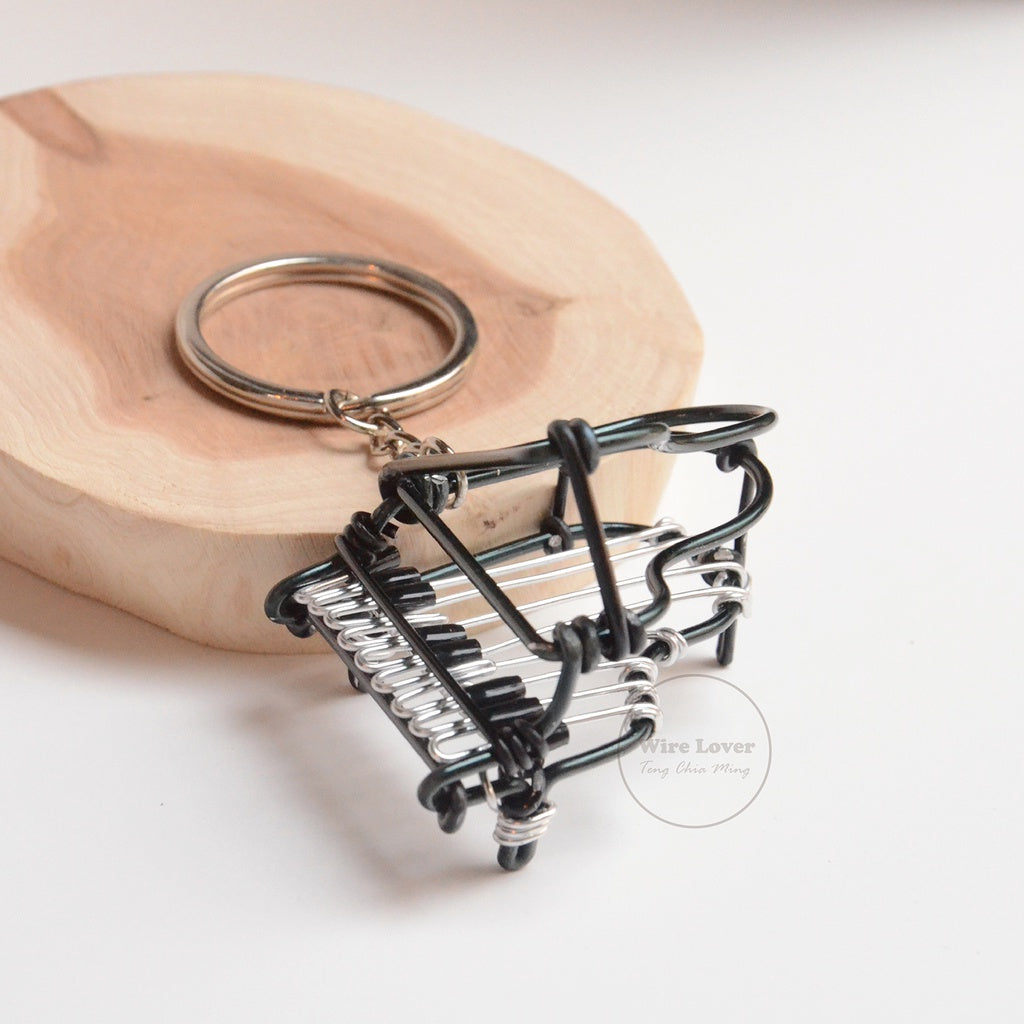 Teng Wire Art 原創手作鋁線鋼琴掛飾｜職人手作樂器紀念品