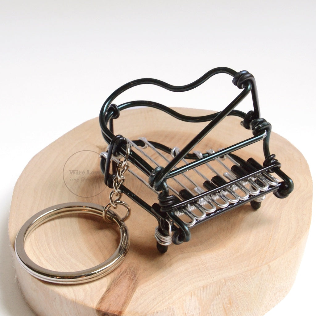 Teng Wire Art 原創手作鋁線鋼琴掛飾｜職人手作樂器紀念品