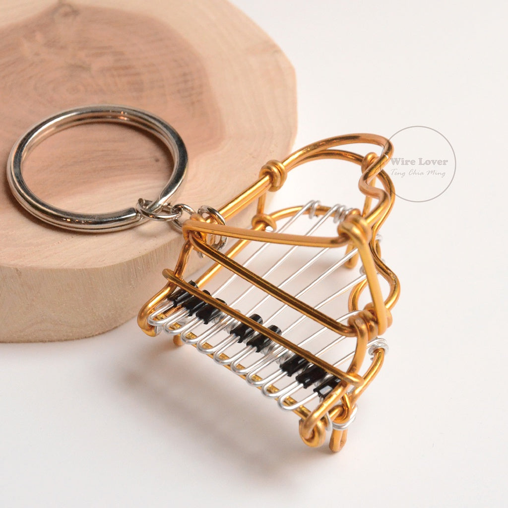 Teng Wire Art 原創手作鋁線鋼琴掛飾｜職人手作樂器紀念品