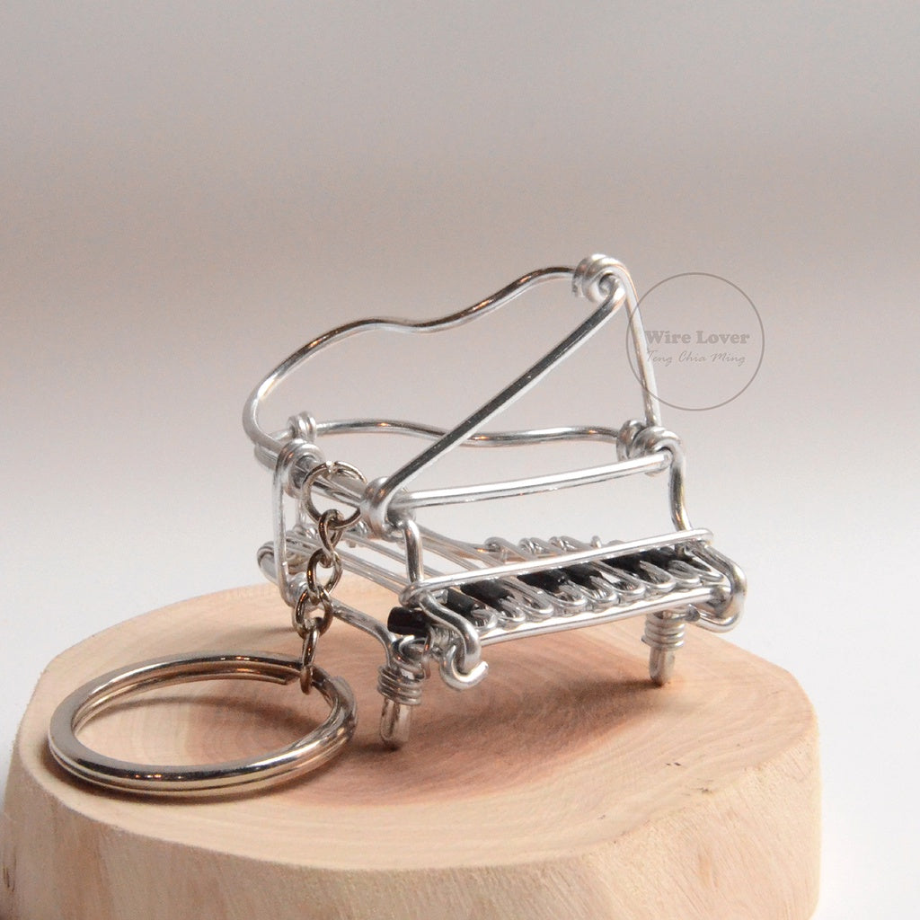 Teng Wire Art 原創手作鋁線鋼琴掛飾｜職人手作樂器紀念品