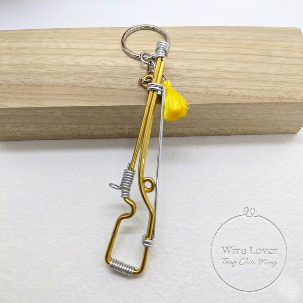 Teng Wire Art 手作鋁線禮賓槍掛飾｜職人手作儀隊紀念品